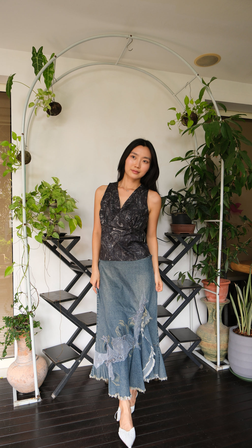 Midnight Swirl Muse Top