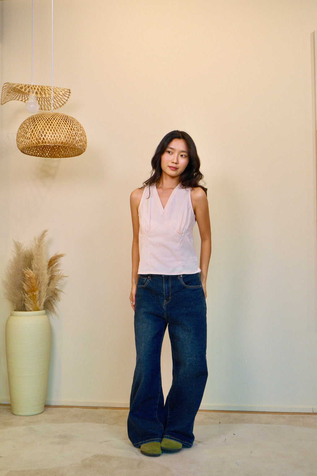 Sakura Baby Pink Muse Top