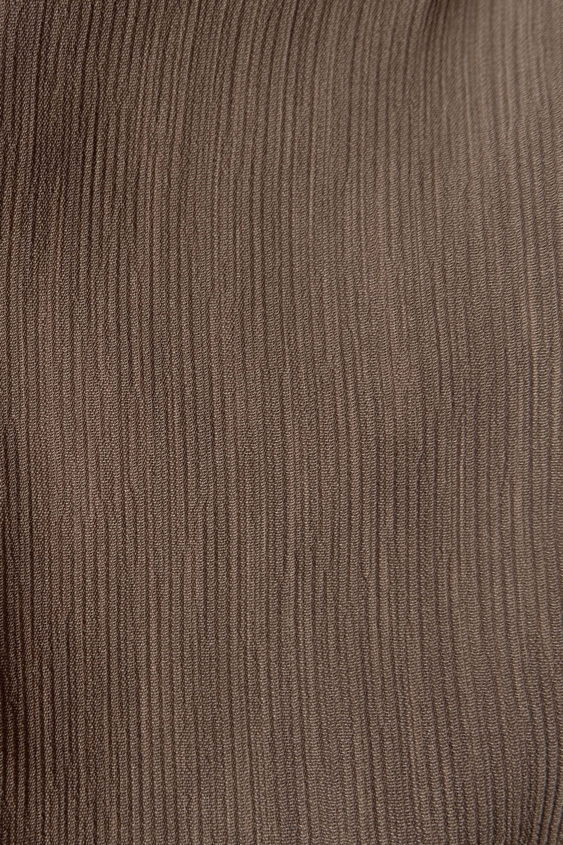 Walnut Plissé Muse Top