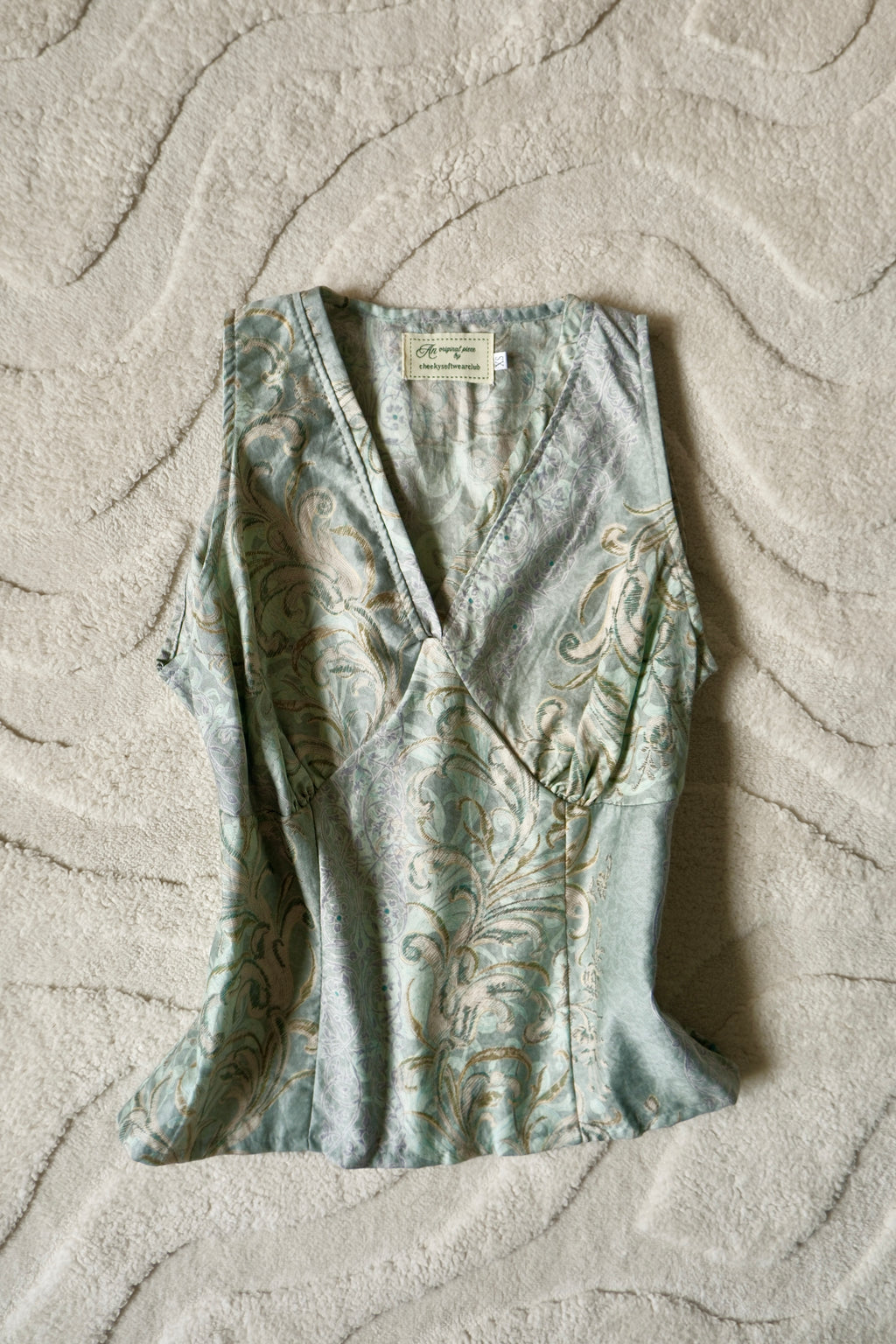 Sage Baroque Muse Top
