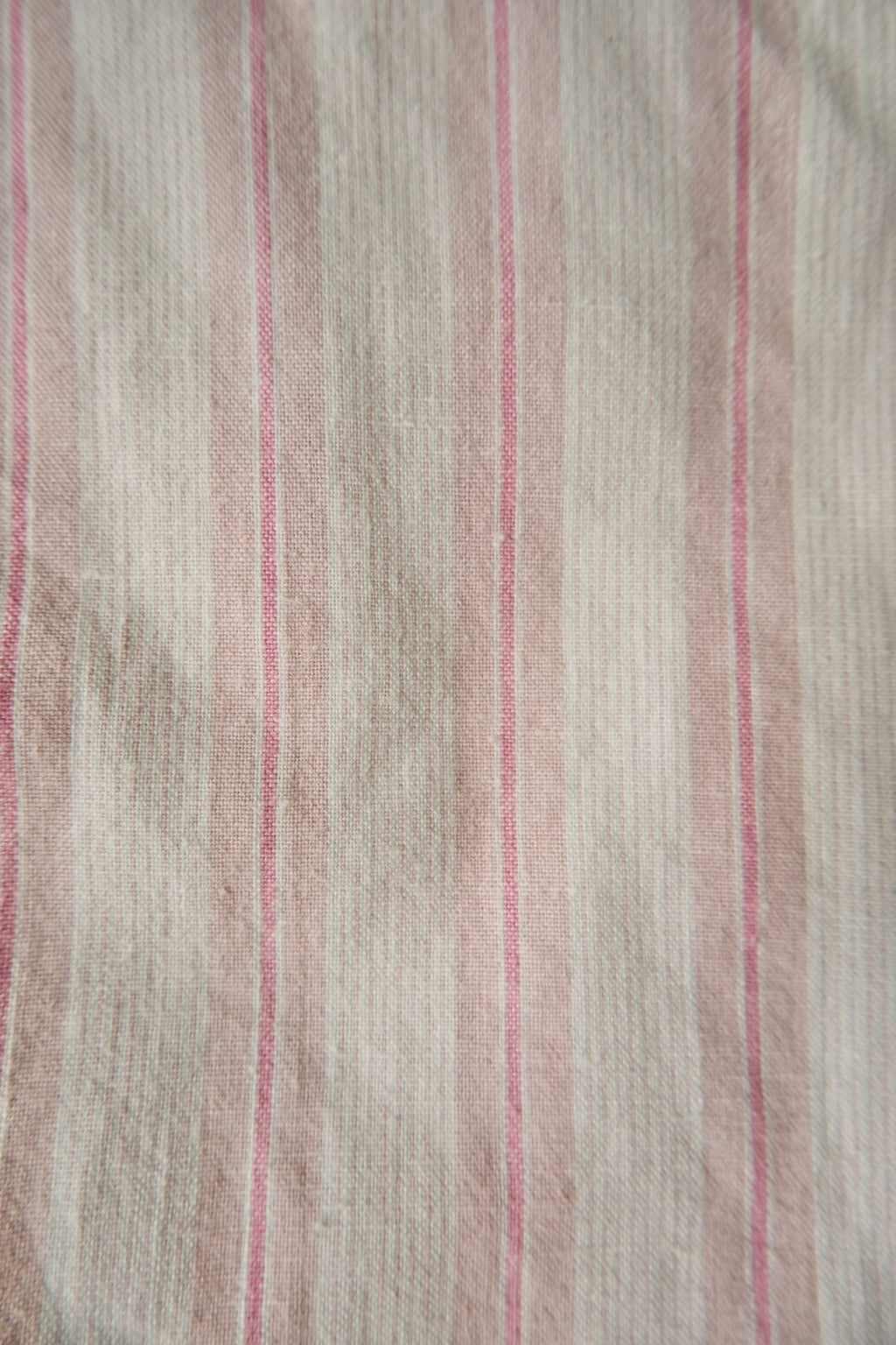 Pink Pinstripe Flutter Tie Wrap Top