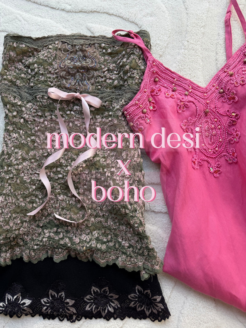 modern desi x boho aesthetic