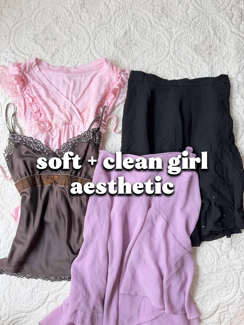 soft + clean girl aesthetic